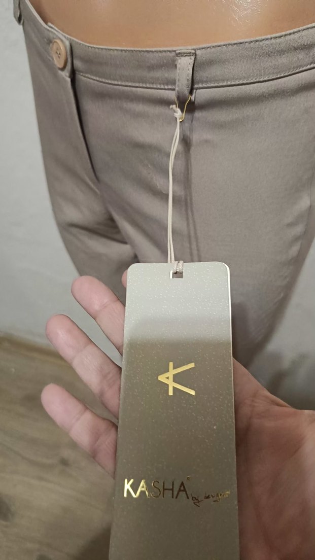 Bej Regular Fit Kumaş Kadın Pantolon - Görsel 3