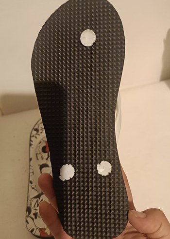 32 numara Minnie mouse'lu parmak arası terlik - Görsel 4