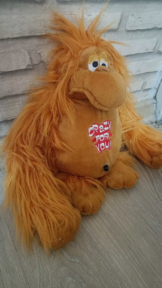 Renkli Kahverengi Peluş Oyuncak Orangutan - Görsel 4