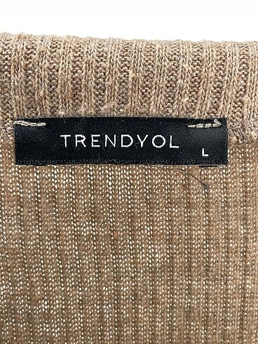 l Beden kahverengi Renk Trendyol & Milla Midi Etek %70 İndirimli.