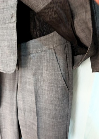 Kadın Gri Düğmeli Midi Takım İpekyol - Görsel 4