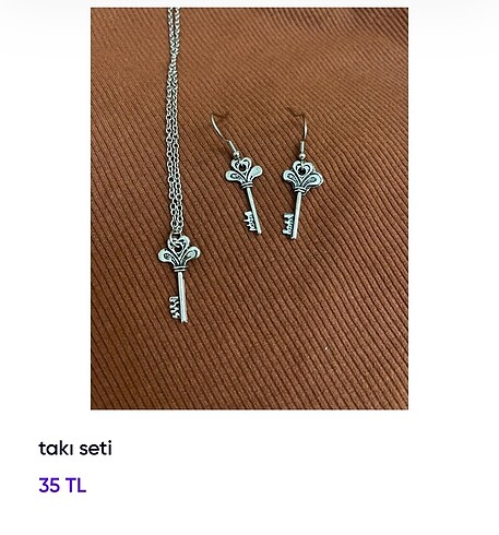 Tasarımcı Kolye