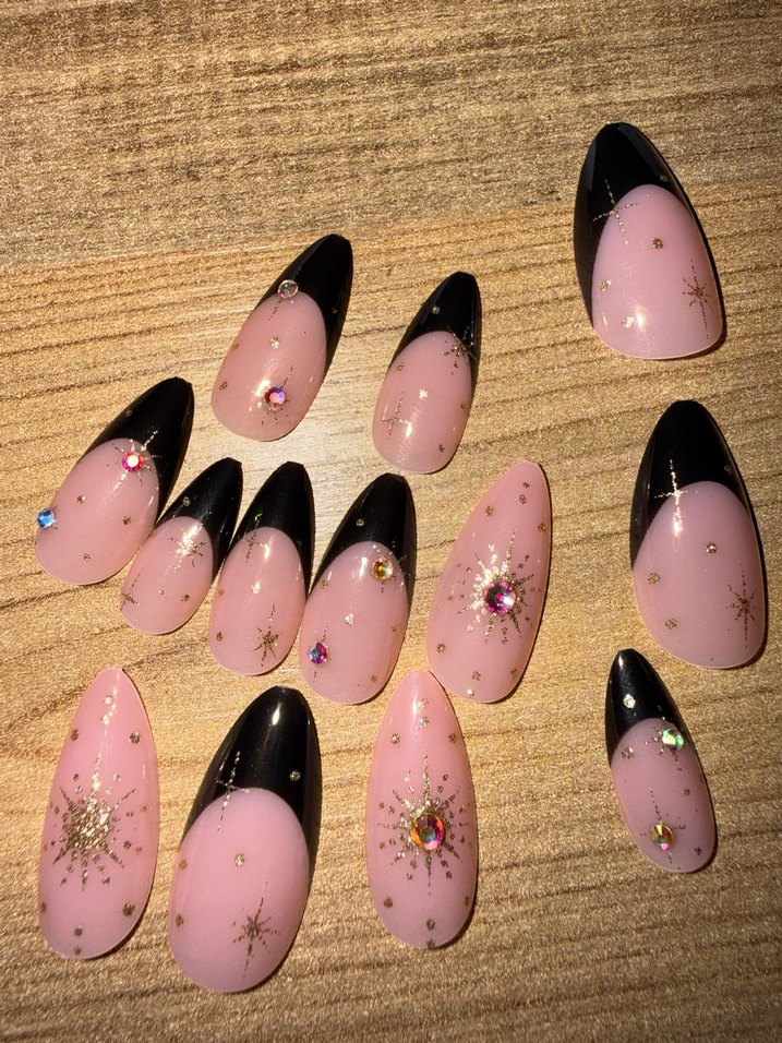 DOĞAL DURUŞ FRENCH TAŞLI TASARIM TIRNAK SET - Görsel 2