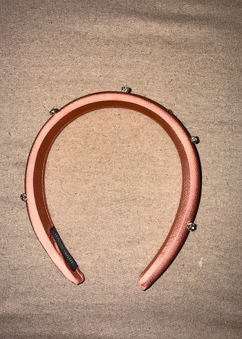 Pembe Süet Taşlı Taç - Görsel 6