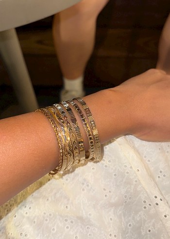 Accessorize Altın Renkli Bohem Desenli Kadın Bileklik