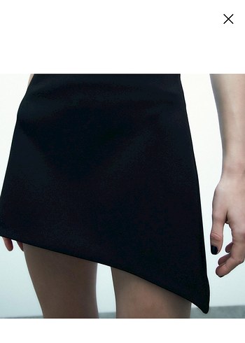 l Beden Zara Asimetrik Mini Etek
