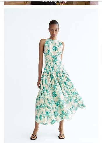 Zara Floral Elbise