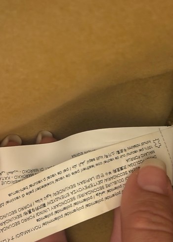  Beden Zara Gerçek Süet Kadın Omuz Çantası