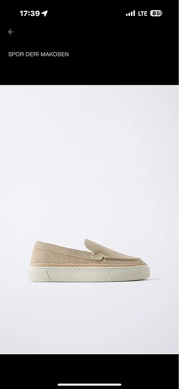 Zara deri loafer