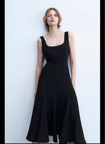 Zara Zara Midi Elbise
