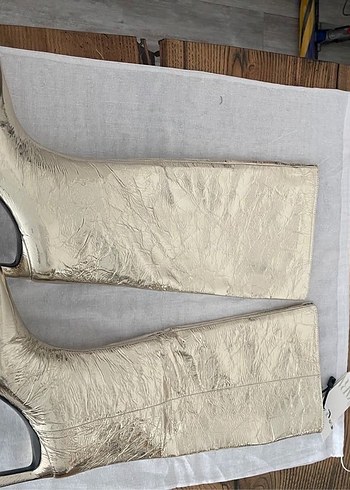 Zara Metalik Çizme - Görsel 7