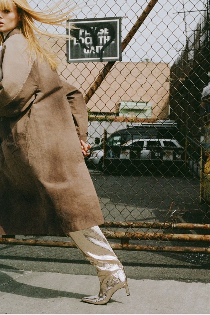 Zara Metalik Çizme - Görsel 3