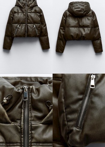 Zara Vintage Görünümlü Mont - Görsel 4