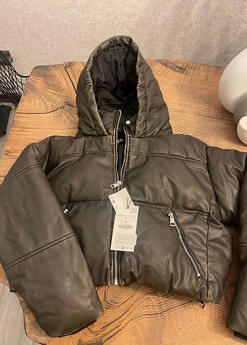 Zara Vintage Görünümlü Mont - Görsel 5