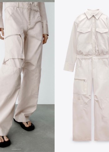 Zara %100 pamuklu tulum - Görsel 3