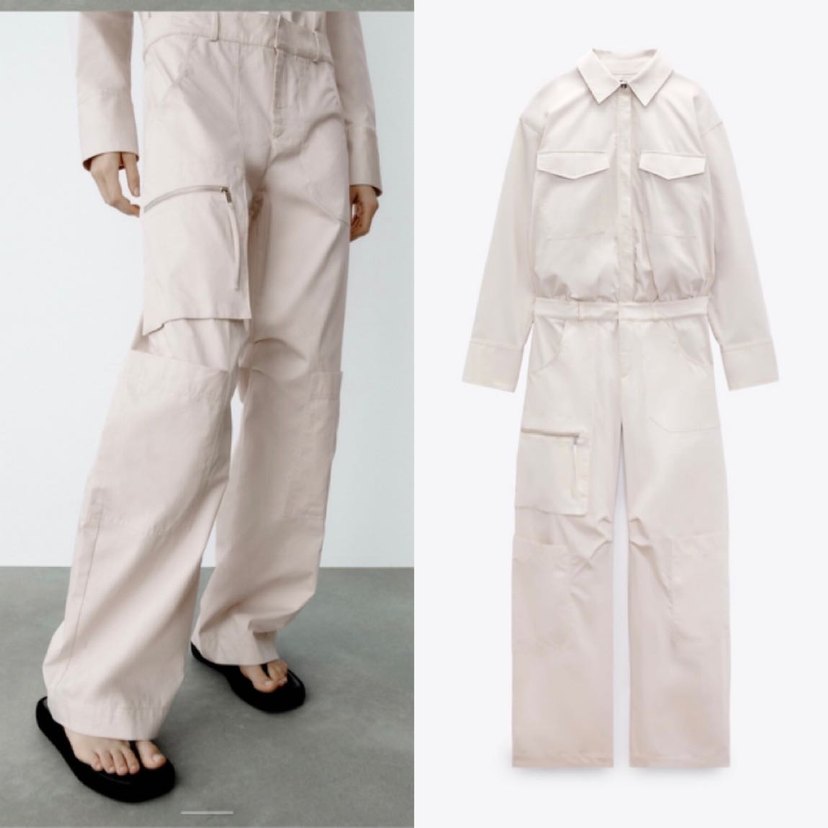 Zara %100 pamuklu tulum - Görsel 3