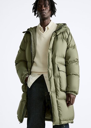 Uzun Kesim Erkek kaz Tuyu kaban - Görsel 5