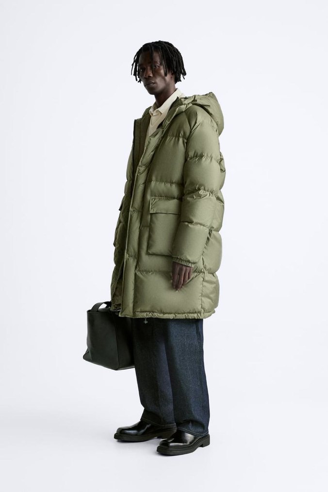 Uzun Kesim Erkek kaz Tuyu kaban - Görsel 4