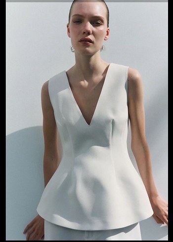 Zara Peplum Top - Görsel 2