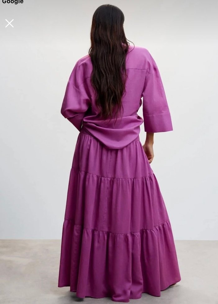 Mango Volanlı Uzun Etek - Görsel 3