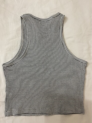 Pull and Bear Çizgili Crop