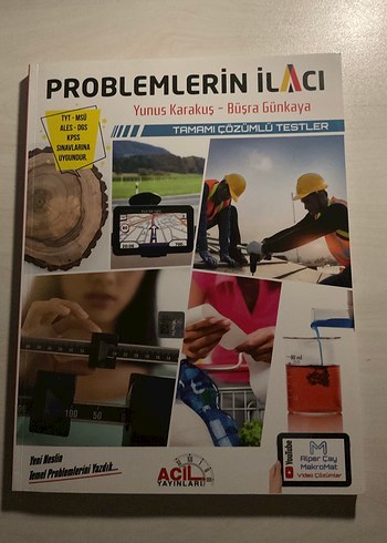 Problemlerin İlacı Tamamı Çözümlü Testler Kitabı