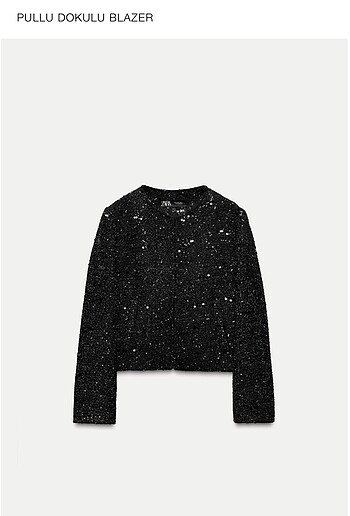Zara Pullu dokulu blazer