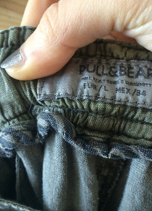 l Beden düz paça bol pantolon pullbear 
