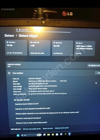 Lenovo İdeapad Gaming 3 Dizüstü Bilgisayar - Görsel 2