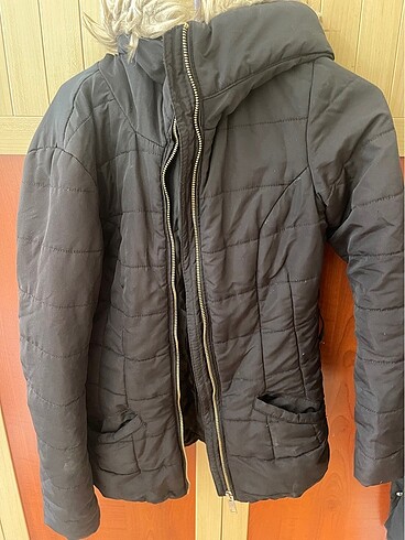 H&M SİYAH KABAN