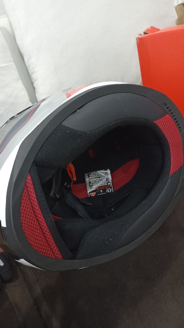 LS2 Rapid Slide Kask (Beyaz-Siyah-Kırmızı) - Görsel 2