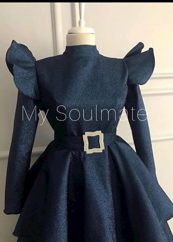 Uzun Siyah Gotik Kadın Abiye Elbise - Görsel 2