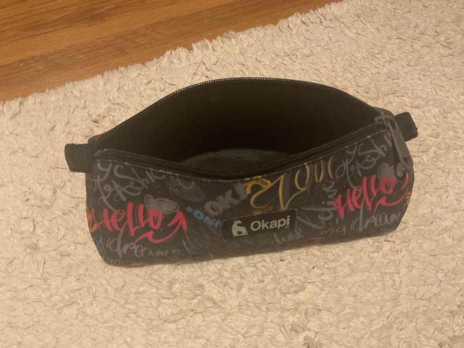 Okapi Baskılı Siyah kalemlik - Görsel 3