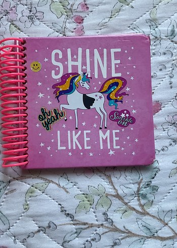 Parlak Pembe Unicorn Defter