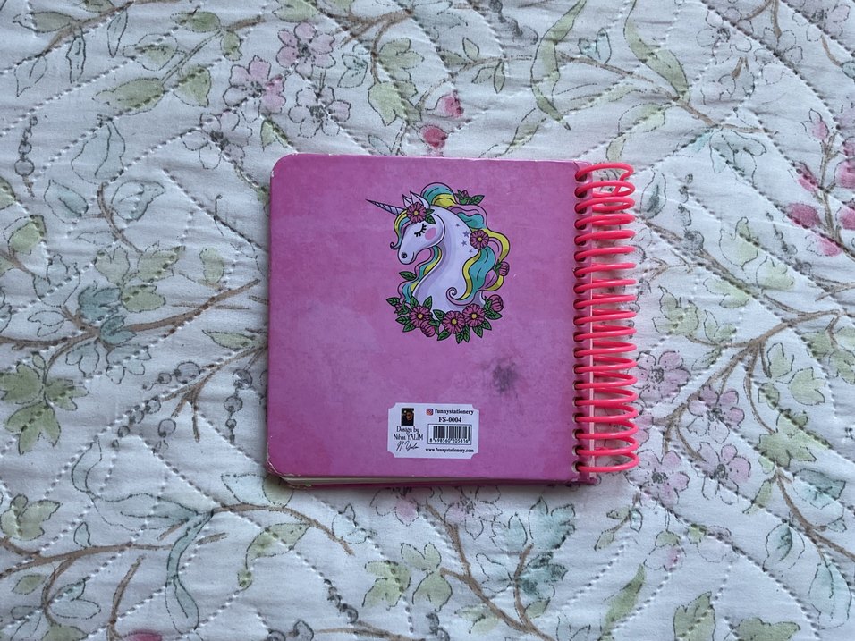 Parlak Pembe Unicorn Defter - Görsel 3