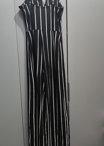 Bershka siyah cizgili tulum