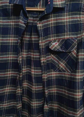s Beden tommy Hilfiger ekoseli gömlek