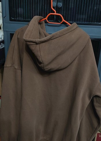 Addax Kahverengi Kapüşonlu Fermuarlı Sweatshirt addax