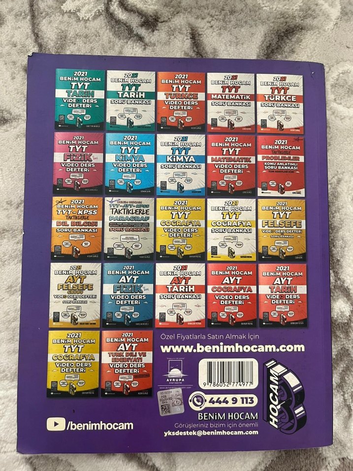 2021 Benim Hocam TYT-AYT Geometri Video Ders Defteri - Görsel 5