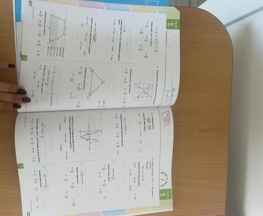 AYT Matematik Soru Bankası ÜÇDÖRTBEŞ YAYINLARI - Görsel 4