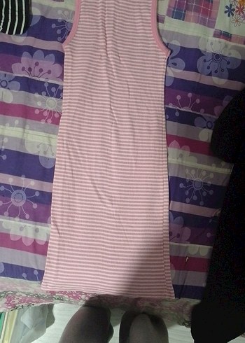 Pileli Kolsuz Elbise s beden - Görsel 2