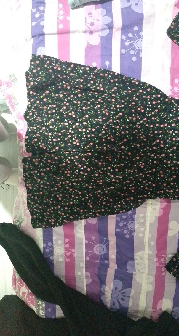 Çiçek Desenli Uzun Kollu Midi Elbise - Görsel 3