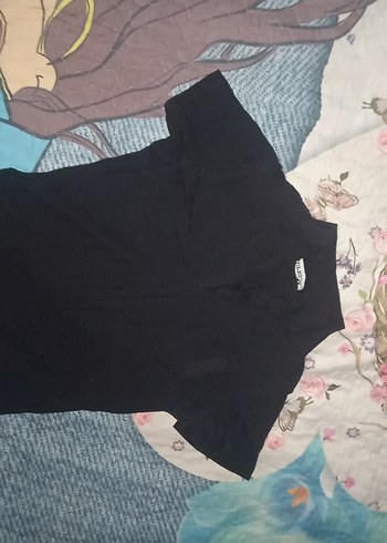 Supreme Kısa Kollu Siyah Kadın Kazak m beden