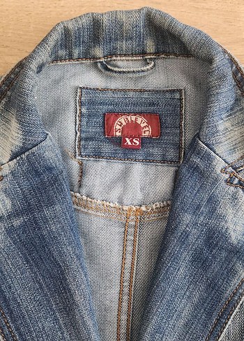 s Beden mavi Renk Vintage denim ceket