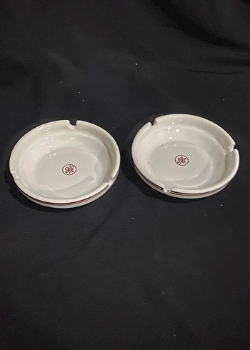 Beyaz Seramik Klasik Küllük - Görsel 2