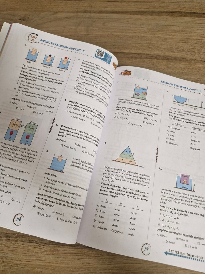 Tonguç Kampüs TYT FKB Hızlı Tekrar Kitabı - Görsel 5