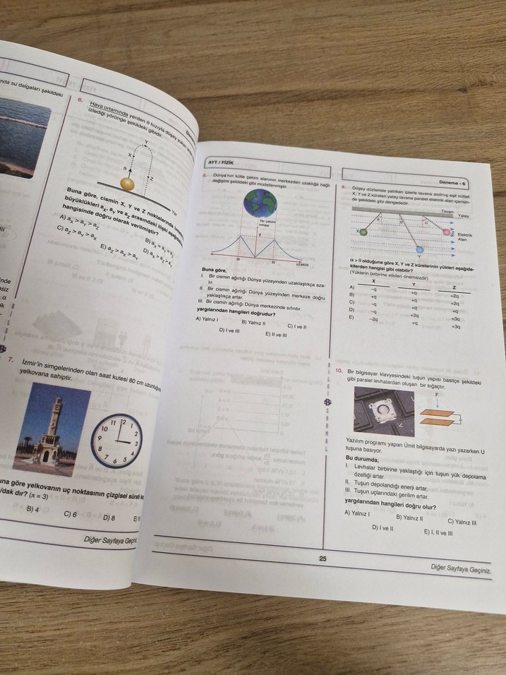 Bilgi Sarmal AYT Fizik Branş Denemeleri 25x14 - Görsel 5