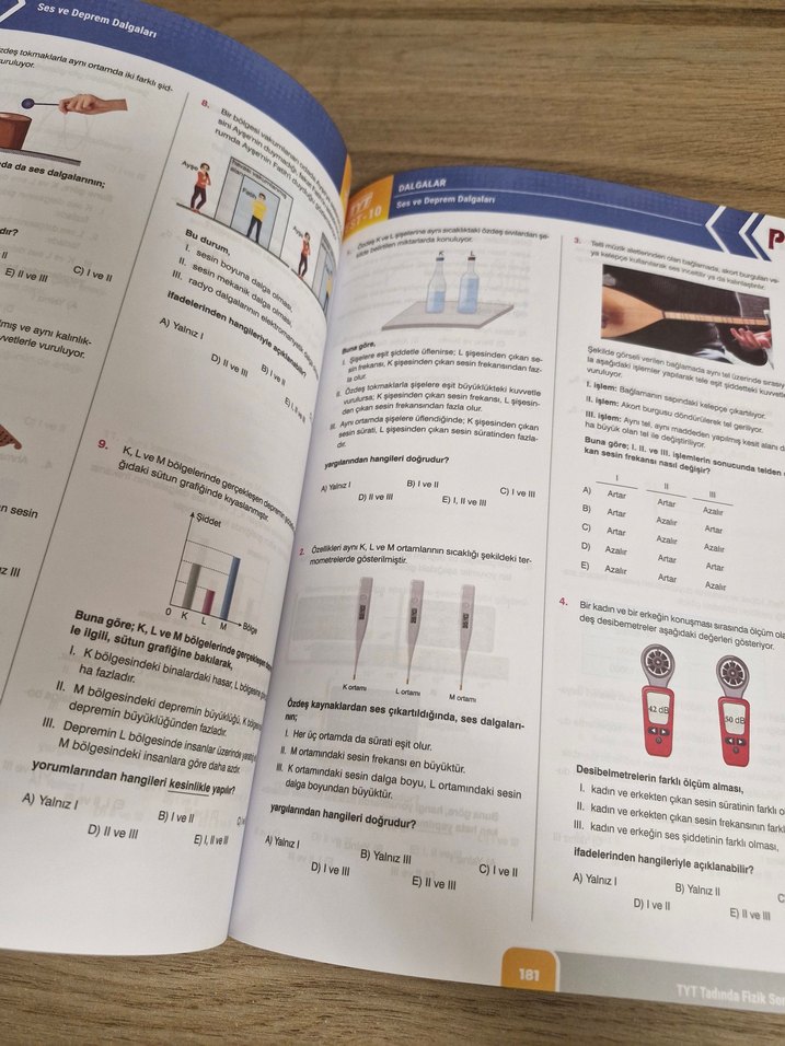 Performans Yayınları TYT Fizik Soru Bankası Video Çözümlü - Görsel 2