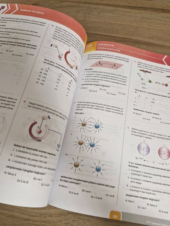 Performans Yayınları TYT Fizik Soru Bankası Video Çözümlü - Görsel 3