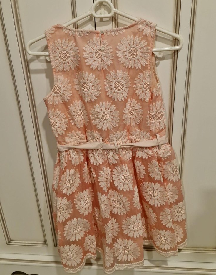 NEXT Pembe Nakışlı Kız Çocuk Elbisesi - Görsel 2